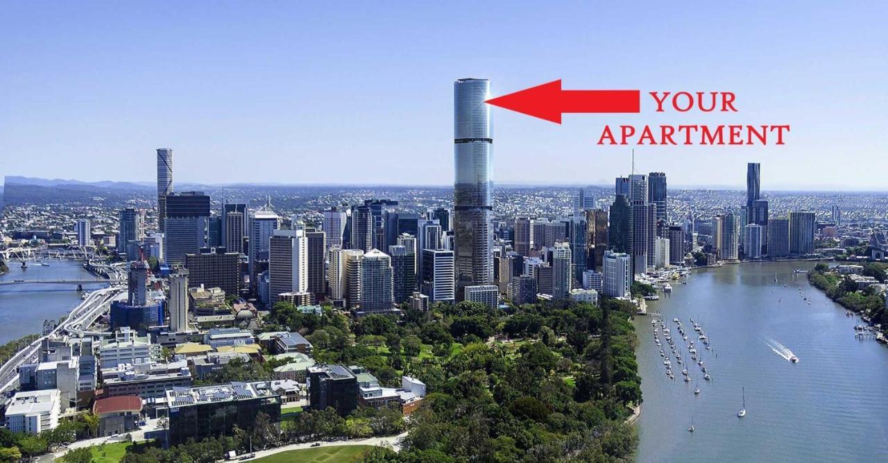 Hamptons Retreat On Level 77 Skytower Apartment Бризбейн Екстериор снимка